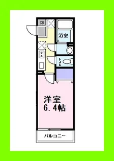 セントラルコート松戸【1階】の間取り