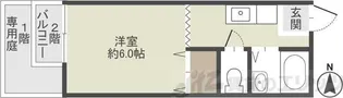 シャロームB【1階】の間取り
