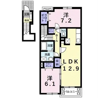 ルーセント・S【2階】の間取り
