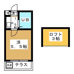 ホワイトハウス尾山台【1階】の間取り