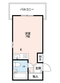 マンション立山【3階】の間取り