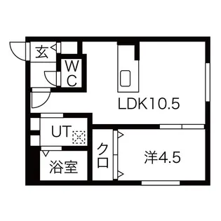 ルポール本通【4階】の間取り