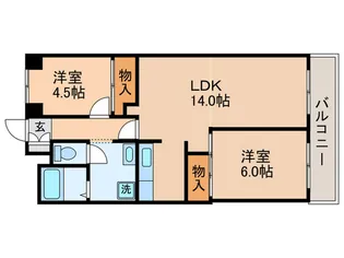 エルムヒルズNARUSAWA【3階】の間取り