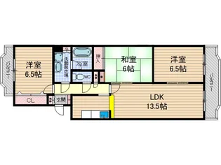 エポック・サワ【1階】の間取り