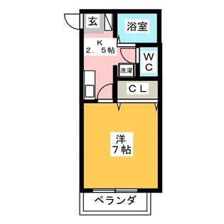ハイムひかり【1階】の間取り