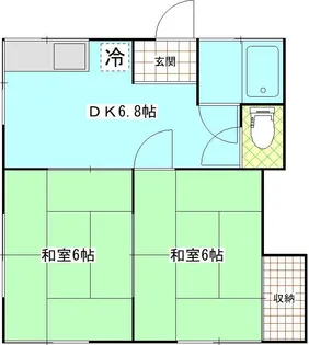 第二小国荘【2階】の間取り