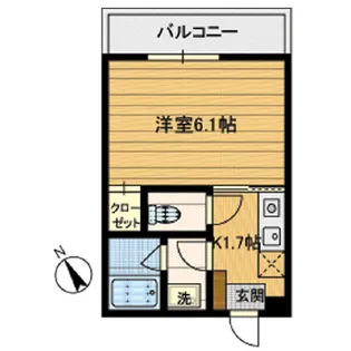 WIN CASTLE【4階】の間取り