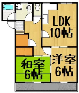 スターライフみやもと5【2階】の間取り
