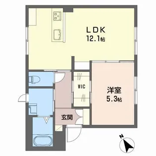 ドミールウエダ【1階】の間取り