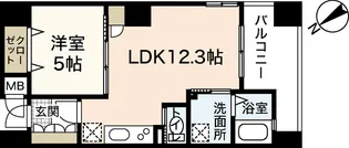 アールヴォレ楠木【11階】の間取り