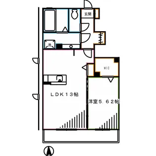 パナックスII【1階】の間取り