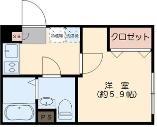 レピュア本郷レジデンス【2階】の間取り