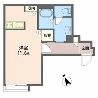 ミオ・マンドリーノ【1階】の間取り