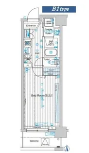 フュージョナル菊川【4階】の間取り