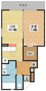 アステージ松並【1階】の間取り