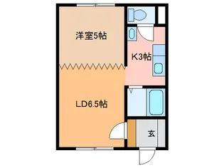 おびひろハウス17【3階】の間取り
