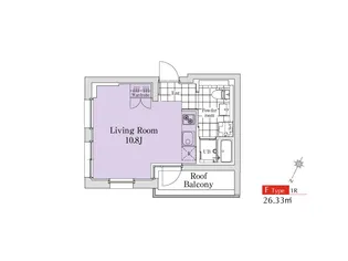 EXAM中目黒【6階】の間取り