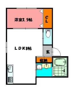 Luminart明石【3階】の間取り