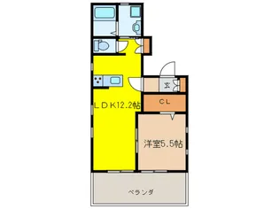 Maisonプラティ-ク【4階】の間取り