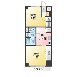 ヴィーナスI【6階】の間取り
