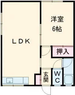 鶴乃苑A【2階】の間取り