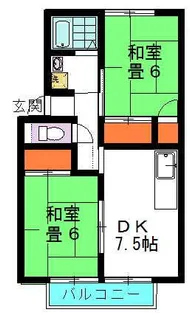 メゾン藤家 A棟【1階】の間取り