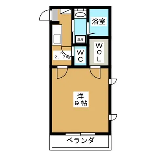 ガーデンシルク丸井【3階】の間取り