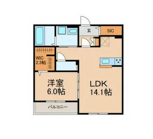 Residence H【1階】の間取り