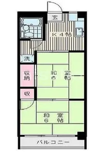 西台ペガサスビル【4階】の間取り