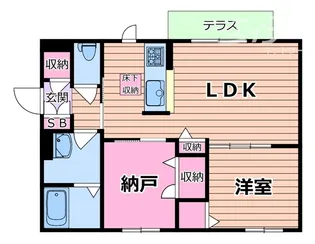 ライフステージ千里丘II【1階】の間取り