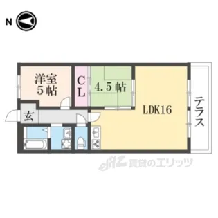 ライゼックス長浜2【1階】の間取り