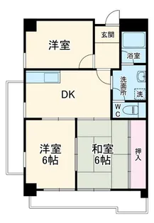 シェモア【2階】の間取り