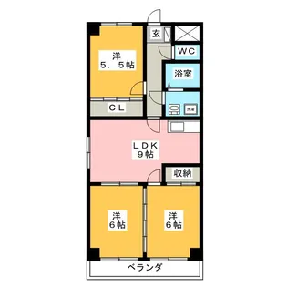 ダイアローグ7【2階】の間取り