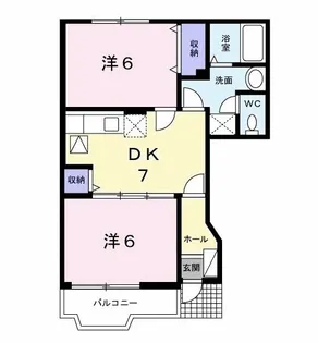 ヴィラ・アヴニールB【1階】の間取り