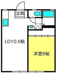 二見パナハイツ【2階】の間取り