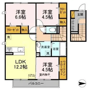 アヴェール【2階】の間取り