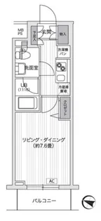 Primal Gotanda【5階】の間取り