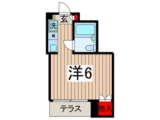 ハイツ大東【1階】の間取り