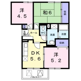 サンガーデン北川 II【3階】の間取り