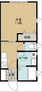 ローズハイツ【1階】の間取り