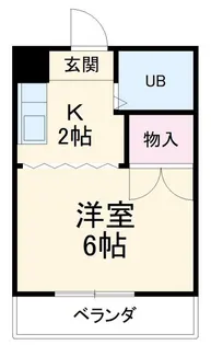 グリーンハイツ【2階】の間取り
