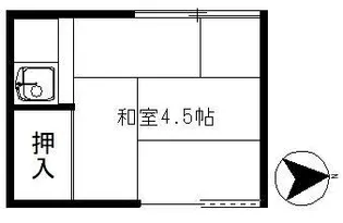 鈴木荘【2階】の間取り