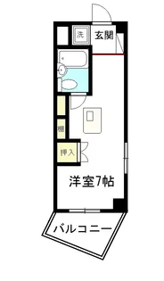 ヴィオレ野代【1階】の間取り