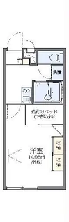 レオパレスカネエーズ松ヶ丘B棟【2階】の間取り