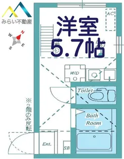 メゾンフィエールスタリー【1階】の間取り