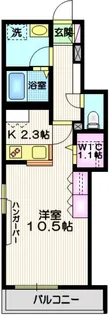 メゾン・ド・パサージュ【1階】の間取り