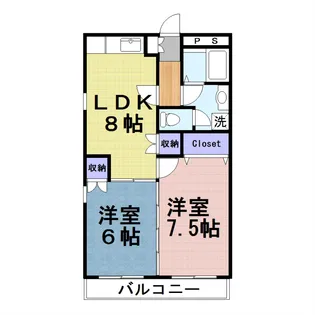 スペースK 1【3階】の間取り