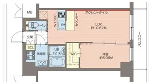 プレジオ宮崎台【2階】の間取り