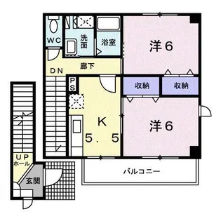 ラフィーネ【2階】の間取り
