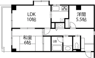 ヴァンベール川口【1階】の間取り